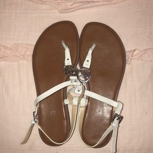 Real Michael kors white Sandals